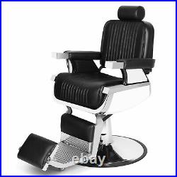 360° Swivel Heavy Duty Recliner Hydraulic Barber Chair Tattoo Salon Spa Beauty