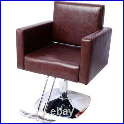 360° Swivel Salon Chair with Heavy Duty Hydraulic Pump Supports 330 lbs