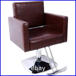 360° Swivel Salon Chair with Heavy Duty Hydraulic Pump Supports 330 lbs 360° Swivel Salon Chair with Heavy Duty Hydraulic Pump Supports 330 lbs