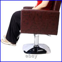 360° Swivel Salon Chair with Heavy Duty Hydraulic Pump Supports 330 lbs 360° Swivel Salon Chair with Heavy Duty Hydraulic Pump Supports 330 lbs