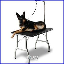 36 Large Pet Grooming Foldable Table Dog Cat Adjustable Arm Groom Connect