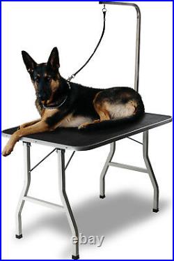 36 Large Pet Grooming Foldable Table Dog Cat Adjustable Arm Groom Connect