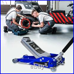 3 T Aluminum Floor Jack Heavy Duty Hydraulic Steel Service Jack for Garage Shop