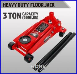 3 Ton Capacity Fast Lift Service Jack Steel Heavy Duty Hydraulic Car Jack