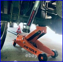3 Ton Car Floor Jack Rapid Pump HEAVY DUTY Hydraulic Lift Auto Garage Trolley