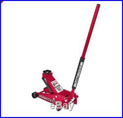 3 Ton Floor Jack With Rapid Pump Lift Steel Heavy Duty Car Truck Red Raise Car