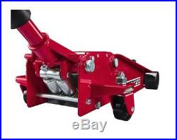 3 Ton Floor Jack With Rapid Pump Lift Steel Heavy Duty Car Truck Red Raise Car