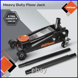 3 Ton Heavy Duty Hydraulic Floor Jack for Car (6600 lbs) With Single Piston 3 Ton Heavy Duty Hydraulic Floor Jack for Car (6600 lbs) With Single Piston