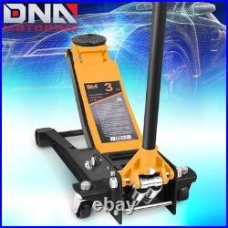 3 Ton Heavy Duty Hydraulic Floor Trolley Jack Car Van Trucks Lifting Tool Orange