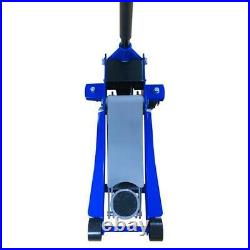 3 Ton Heavy Duty Hydraulic Floor Trolley Jack for Truck Trailer Car Steel Blue