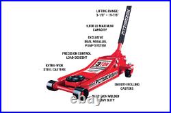 3 Ton Heavy Duty Steel Low Profile Rapid Pump Floor Jack Show Car Low Rider NEW