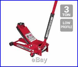 3 Ton Heavy Duty Steel Ultra LOW PROFILE Floor Jack Rapid Pump Show Car Lowrider