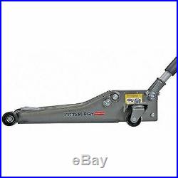 3 Ton Heavy Duty Steel Ultra LOW PROFILE Floor Jack Rapid Pump Show Car Lowrider