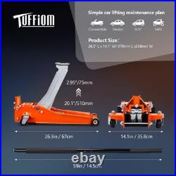 3 Ton Low Profile Car Floor Jack Heavy Duty Steel Dual Piston Hydraulic 3 Ton Low Profile Car Floor Jack Heavy Duty Steel Dual Piston Hydraulic
