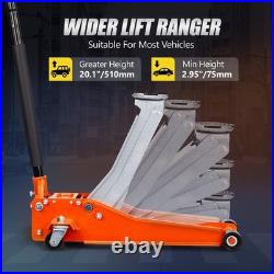 3 Ton Low Profile Car Floor Jack Heavy Duty Steel Dual Piston Hydraulic 3 Ton Low Profile Car Floor Jack Heavy Duty Steel Dual Piston Hydraulic