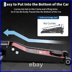 3 Ton Low Profile Floor Jack Car Heavy Duty Hydraulic with Jack Dual Piston Pump
