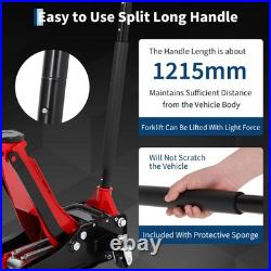 3 Ton Low Profile Floor Jack Car Heavy Duty Hydraulic with Jack Dual Piston Pump
