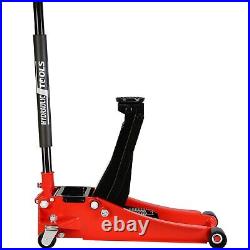 3 Ton Low Profile Floor Jack Heavy-duty Steel Dual Piston Hydraulic Pump