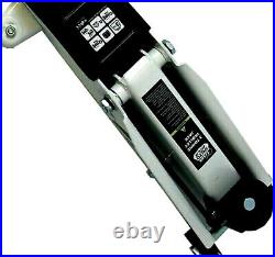 3 Ton Trolley Jack Heavy Duty 400mm Hydraulic Lift Capacity and Free Rubber Puck