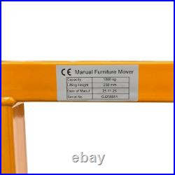 4000 LB /1800 KG Heavy-Duty Hydraulic Machinery & Equipment Mover