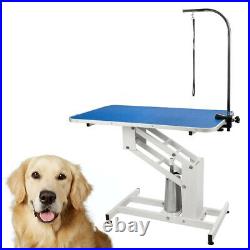 42X 23 Hydraulic Pet Dog Grooming Table With Adjustable Arm Drying Table