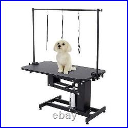 42.5'' X 23.5' Z-Lift Hydraulic Grooming Table WithArm&Noose Pet Dog Adjustable