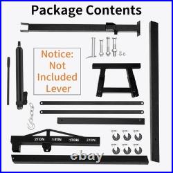 4400lbs/2Ton Folding Engine Hoist Heavy-Duty Steel Hydraulic Crane Lift Capacity