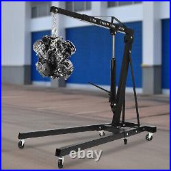 4409 lbs Heavy Duty Engine Hoist Leveler Cherry Picker Shop Crane Load Lift TooL