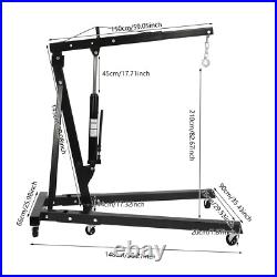 4409 lbs Heavy Duty Engine Hoist Leveler Cherry Picker Shop Crane Load Lift TooL