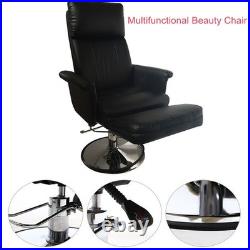 440lb Heavy Duty Hydraulic Black Bed Chair Portable Folding w Adjustable Height