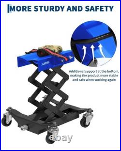 450 lbs Heavy Duty Low Profile Powertrain Jack Adjustable H-7-23 Hydraulic Lift 450 lbs Heavy Duty Low Profile Powertrain Jack Adjustable H-7-23 Hydraulic Lift