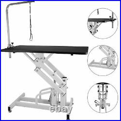 45 x 24 Z-lift Hydraulic Dog Pet Grooming Table withNoose Adjustable Arm USA