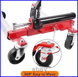4 PCS Heavy Duty Hydraulic Wheel Dolly Tire Jack Lift Car Positioning 1500 LBS