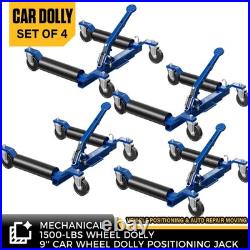 4 Pack Car Wheel Dolly 6000 Lbs Heavy Duty Hydraulic Vehicle Positioning Jacks