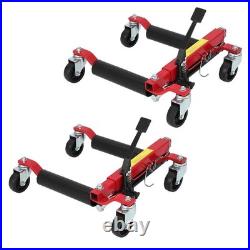 4 Set Car Wheel Dolly, 6000 Lbs Heavy Duty Hydraulic Vehicle Positioning Jacks