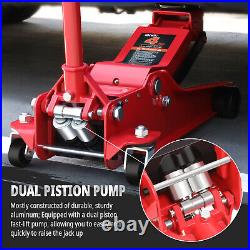 4 Ton(8000 lb) 4.5- 20 Lifting Heavy Duty Steel Garage Hydraulic Floor Jack