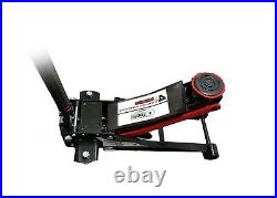 4 Ton Heavy Duty Ultra Low Profile Steel Floor Trolley Jack with Quick Lift