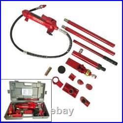 4 Ton Porta Power Hydraulic Jack Autobody Frame Repair Heavy Duty Tool Kits