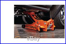 4 ton Steel Heavy Duty Floor Jack Rapid Pump Garage Auto Shop Lift Race Dual