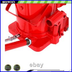 50 Ton Air Hydraulic Bottle Jack Heavy Duty Auto Truck RV Lift Repair 110231lb