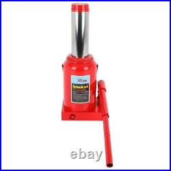 50 Ton Hydraulic Bottle Jack Cylinder Jack Heavy Duty Auto Truck Repair Tool