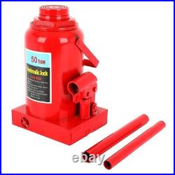 50 Ton Hydraulic Bottle Jack Cylinder Jack Heavy Duty Auto Truck Repair Tool