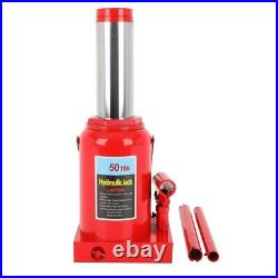 50 Ton Hydraulic Bottle Jack Cylinder Jack Heavy Duty Auto Truck Repair Tool