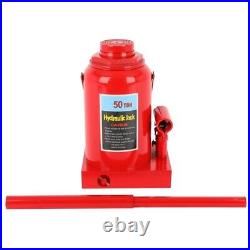 50 Ton Hydraulic Bottle Jack Cylinder Jack Heavy Duty Auto Truck Repair Tool