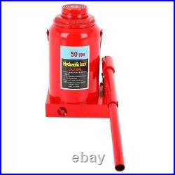 50 Ton Hydraulic Bottle Jack Cylinder Jack Heavy Duty Auto Truck Repair Tool