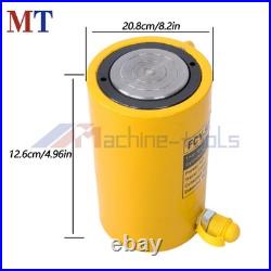 50 Ton Solid Hydraulic Ram Cylinder 6 Inch 150 mm Stroke Single Acting Jack