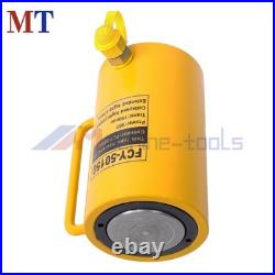 50 Ton Solid Hydraulic Ram Cylinder 6 Inch 150 mm Stroke Single Acting Jack