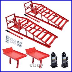 5 Ton 11000lbs Auto Car truck Service Ramp Lift Heavy Duty Hydraulic Lift 2Piece