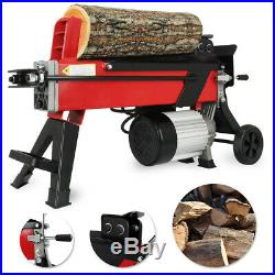 5 Ton Heavy Duty Horizontal Electric Log Splitter Hydraulic Wood Cutter EU