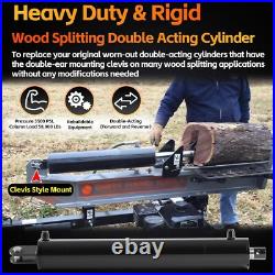 5 x 24 Universal Heavy Duty Hydraulic Cylinders Log Splitter Cylinder 3500PSI